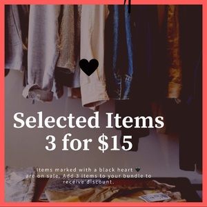 Black Heart Sale 🖤3 for $15